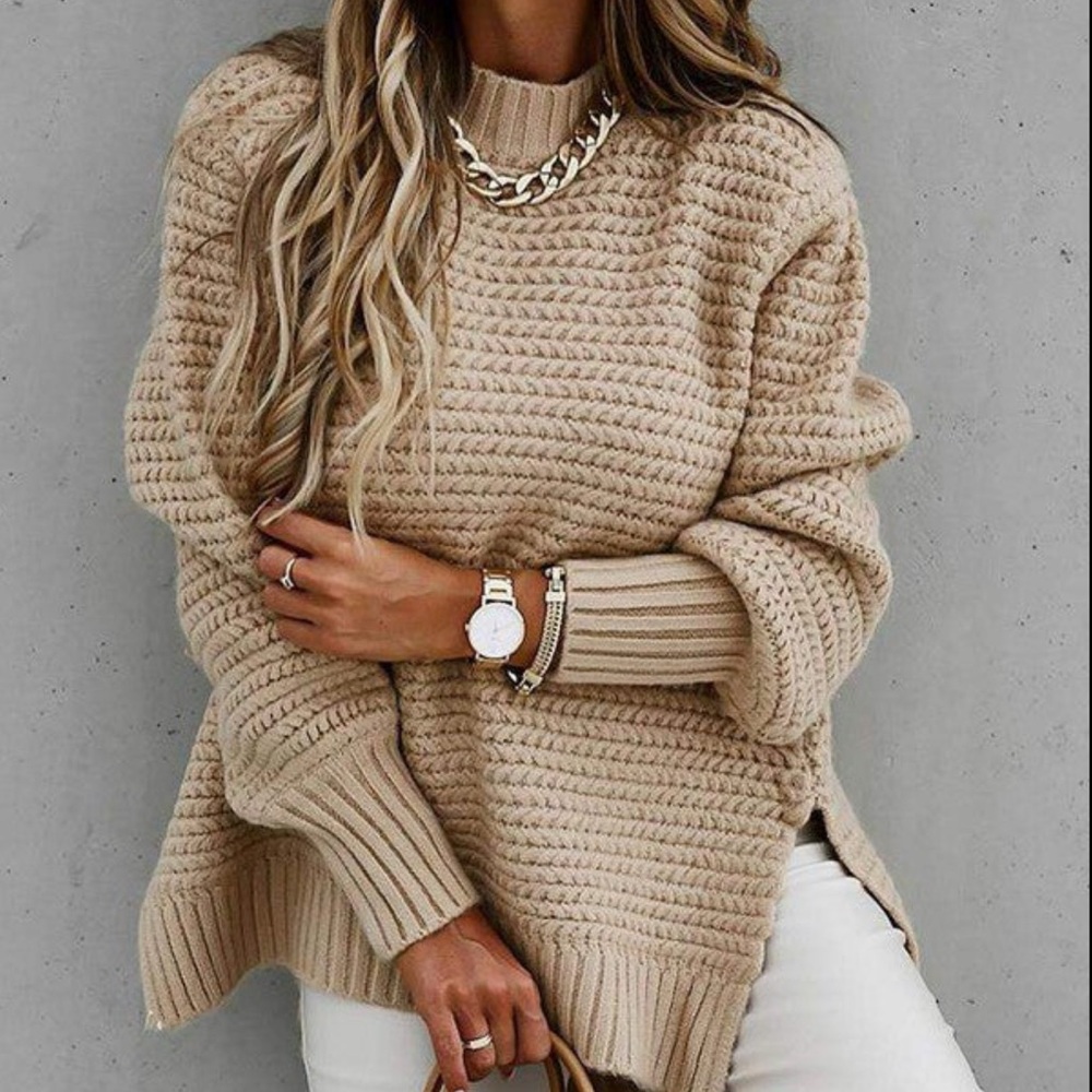 Cozy Tan Sweater